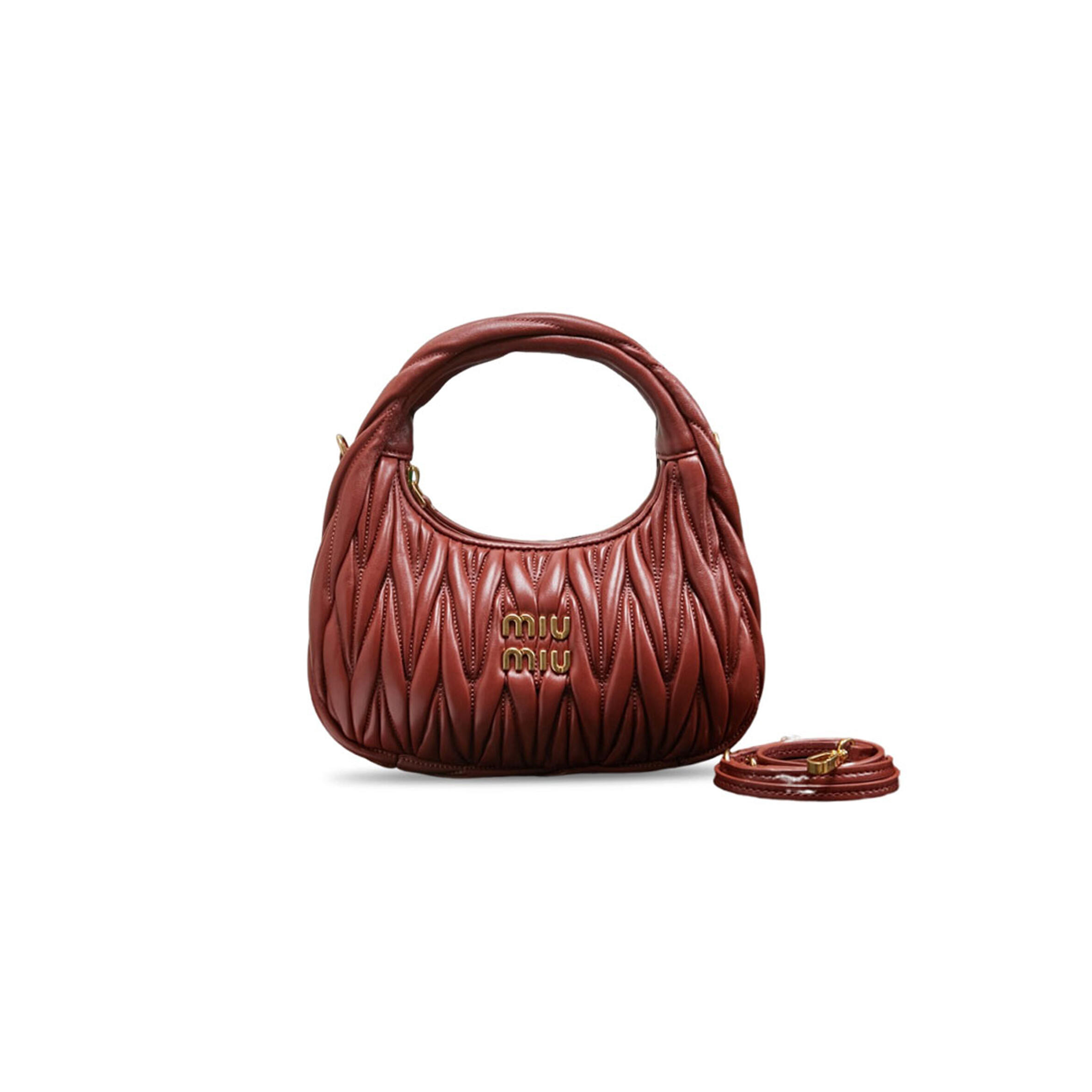 MIU MIU WANDER HANDBAG 5BC125 (20*19*6cm)